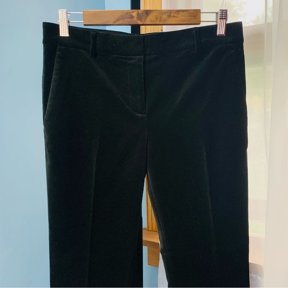 Ann Taylor Black Velvet Pants - Picture 3 of 7